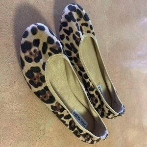 Steve Madden leopard flats 8.5
